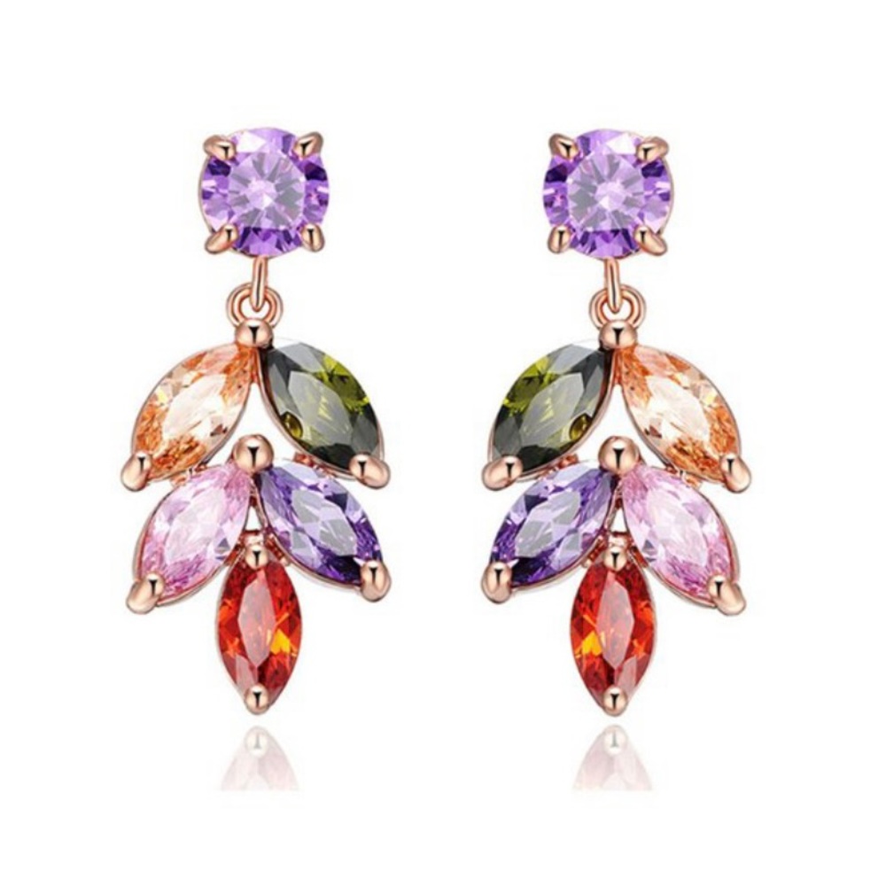 Beautiful Multicolor Dangling Earrings - image 4